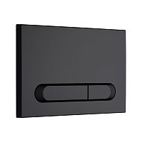 KKPol 350/PPC/076-00-00 M09 Смывная клавиша для инсталляции, черный матовый