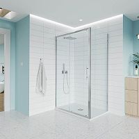 Veconi Evo E1-SP-CH-16080-01-C9 Душевой уголок купить недорого в интернет-магазине Сквирел