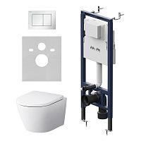 AM.PM X-Joy IS130201.851900 Комплект: Унитаз, Инсталляция, Кнопка смыва