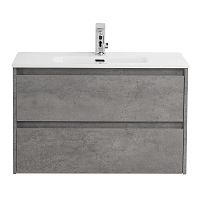 BelBagno KRAFT 39-800/390-2C-SO-CG База под раковину 80х39 см, подвесная, Cemento Grigio (цемент)