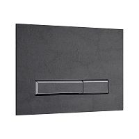 KKPol 350/PPK/412-00-03 Vitrum Grande V1 Смывная клавиша для инсталляции, Quartz, Pietra Antracite