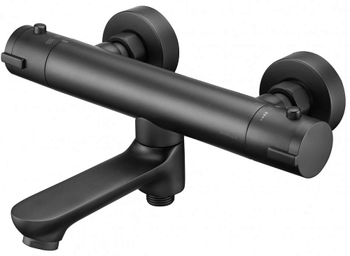 Swedbe 9045B Mercury Термостатический смеситель для ванны, черный Swedbe 9045B Mercury Термостатический смеситель для ванны, черный