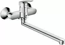 Hansgrohe 71402000 Logis Смеситель для ванны, с длинным изливом, хром