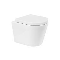 BelBagno BB053CHR/BB865SC Flay-R Унитаз подвесной с сиденьем Микролифт