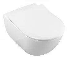 Villeroy & Boch 660010R2 Subway Чаша унитаза подвесного 37х57 см, ярко-белый (Star White) CeramicPlus