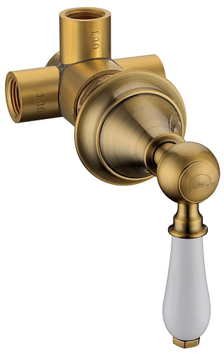 Boheme 623-SW Imperiale Смеситель встраиваемый, бронза/белый