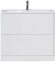 BelBagno ALBANO-1000-2C-PIA-BL База под раковину 100х45 см, напольная, Bianco Lucido (белый глянец)