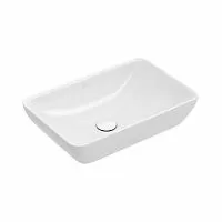 Villeroy & Boch 41135501 Venticello Раковина полувстраиваемая 56х36 см, с переливом, нешлифованный, альпийский белый (White Alpin)