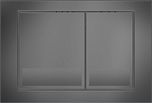 KKPol SPP/028/WS/K M06 Смывная клавиша для инсталляции, оружейная сталь