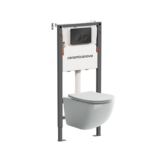 Ceramica Nova  CN3009_121001MB Комплект: Унитаз, Инсталляция, Кнопка смыва