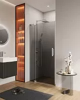 Cezares SLIDER-B-1-90/100-GRIGIO-Cr Душевая дверь