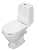 Sanita WC.CC/Lada/1-P/WHT.G/S1 Лада Стандарт Унитаз-компакт напольный 34х63 см, с сиденьем, белый S1