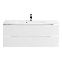 BelBagno MARINO-1100-2C-SO-BL-P База под раковину 110х45 см, подвесная, Bianco Lucido (белый глянец)