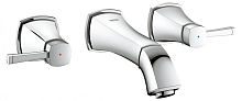 Grohe 20414000 Grandera Смеситель для раковины, настенный монтаж, вынос 177 мм, хром