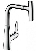 Hansgrohe 72822000 Talis Select M51 220 Смеситель для кухни, с вытяжным изливом, хром