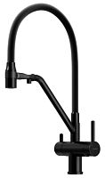 Sancos SC4003MB Dora Смеситель для кухни с возможностью подключения фильтра для воды, черный матовый