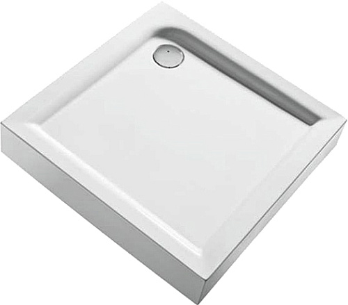Ifo  RP6216900000 silver поддон квадратный 90х90 см, со встроенной фронтальной панелью, цвет: белый снято с производства