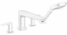 Hansgrohe 71748700 Talis E Смеситель на край ванны, на 4 отверстия, матовый белый