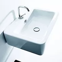 Kerasan 3241 bi*1 Ego Раковина с отверстием под смеситель 50х40 см, белая
