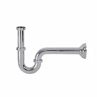 Migliore 17925 Ricambi Сифон для раковины S-образный, 1.1/4", хром