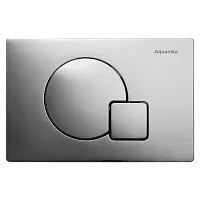 Aquanika 01.02.10 Basic Клавиша двойного смыва, хром