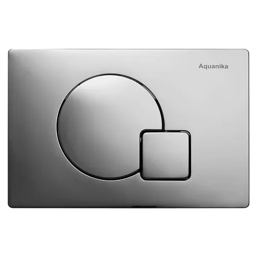 Aquanika 01.02.10 Basic Клавиша двойного смыва, хром
