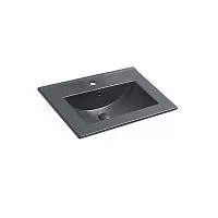 Vincea VBS-13960MA Раковина керамическая, 61.3х46.6 см, антрацит матовый