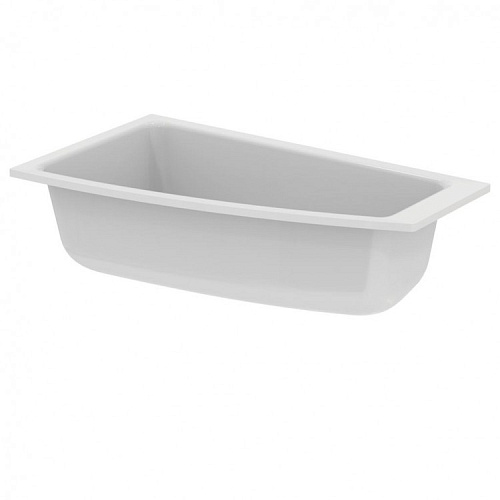 Ideal Standard T476801 i.life Ванна акриловая 160х90 см для встраиваемой установки или для монтажа с панелью, Euro White (евробелый)