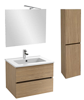 Сет №1685_EB1237-NF, Светодиодная подсветка + EB1098-NF, Зеркало + EXTA112-00, Раковина + EB2382-E75, Тумба под раковину + EB2385-E75, Пенал для ванной + E10860-CP, Смеситель для раковины