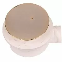 Kerasan 9056gold Retro Сифон для поддона, белый/золото