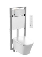 Jacob Delafon  E34360-00 Унитаз-биде в комплекте с инсталляцией и кнопкой