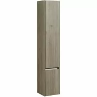 Акватон 1A228403SX850 Стоун Шкаф - колонна 30х160 см, сосна арлингтон/хром матовый купить  в интернет-магазине Сквирел