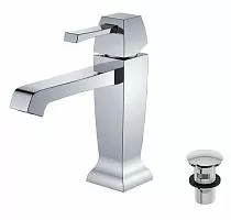 Caprigo 50-020-сrm Diamante Смеситель для раковины, с донным клапаном, хром