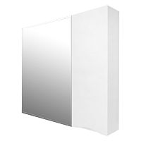 Loranto CS00086970 Santorini Зеркальный шкаф 70х80 см, белый глянцевый купить  в интернет-магазине Сквирел