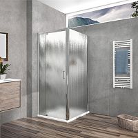 Vincea VSR-1I809080CH Intra Душевой уголок 80/90х80 см, профиль хром/стекло шиншилла