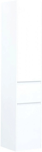 Aquanet 00209827 Бруклин Шкаф-пенал подвесной, 163х35 см, белый купить  в интернет-магазине Сквирел