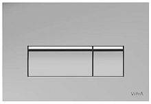 Vitra 740-2380 Root Square Панель смыва для унитаза, хром