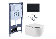 Aquatek ЕВРОПА SET AQUATEK ЕВРОПА cmp017/023 Комплект: Унитаз, Инсталляция, Кнопка смыва