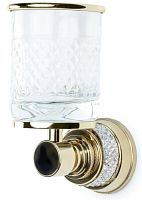 Стакан настенный 15х7 см Boheme AURA 10244-G золото