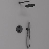 Vincea VSFW-101TMB Душевой комплект термостатический, двухрежимный, черный Vincea VSFW-101TMB Душевой комплект термостатический, двухрежимный, черный