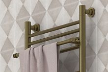 Сунержа 05-2012-0370 Полка прямая (L - 370 мм) н/ж для ДР Сунержа, состаренная бронза