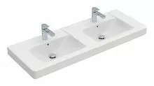 Villeroy & Boch 61311301 Omnia Architectura Раковина для мебели 130х49 см, двойная, альпийский белый (White Alpin)