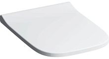 Geberit 500.238.01.1 Smyle Square Cиденье для унитаза антибактериальное, крепление сверху, белое