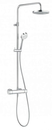 KLUDI 6809505-00 LOGO DUAL SHOWER SYSTEM Душевая система с термостатом, хром