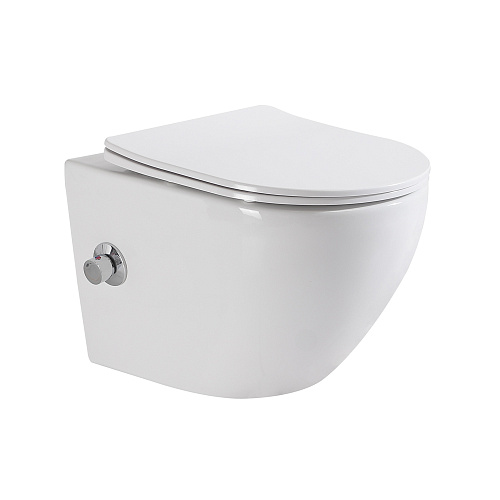 BelBagno Uno BB3105CHR-BS/SC Унитаз подвесной, с функцией биде