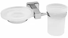 WasserKRAFT Lippe K-6526 Держатель стакана и мыльницы купить  в интернет-магазине Сквирел