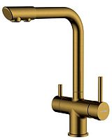 WasserKraft A8387 Смеситель для кухни, под фильтр, PVD-покрытие, матовое золото