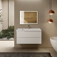 AQUAme  AQM900310WH Тумба под раковину, подвесная