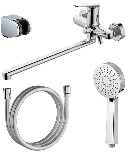 Azario AZ-KX138275C Campo Смеситель для ванны с душем, хром Azario AZ-KX138275C Campo Смеситель для ванны с душем, хром