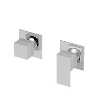 Cezares PORTA-VDIM3-M-01 Встраиваемый однорычажный смеситель с поворотном переключателем на 3 выхода, исполнение хром
